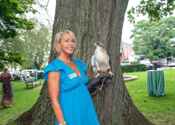 Ulrika Parash with Cloud at Get Wild Benefit