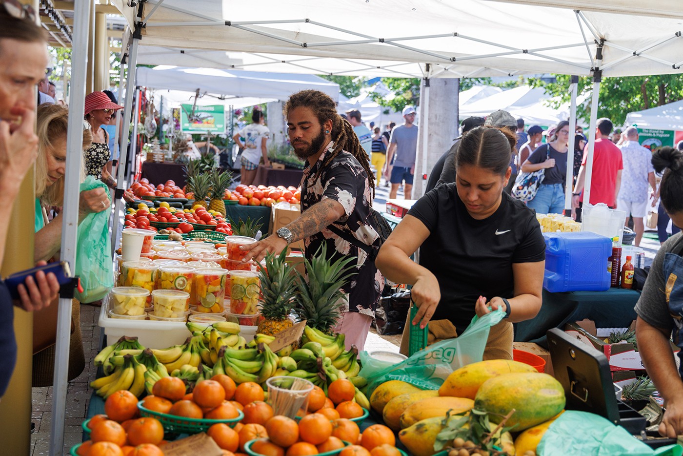 Opening Day of the West Palm Beach GreenMarket