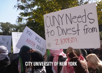 City University of New York protest featured in 