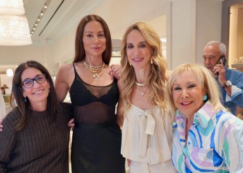 Bobbi Brown, Jennifer Fisher, Randi, Candy and Mark Udell at London Jewelers Trunk Show