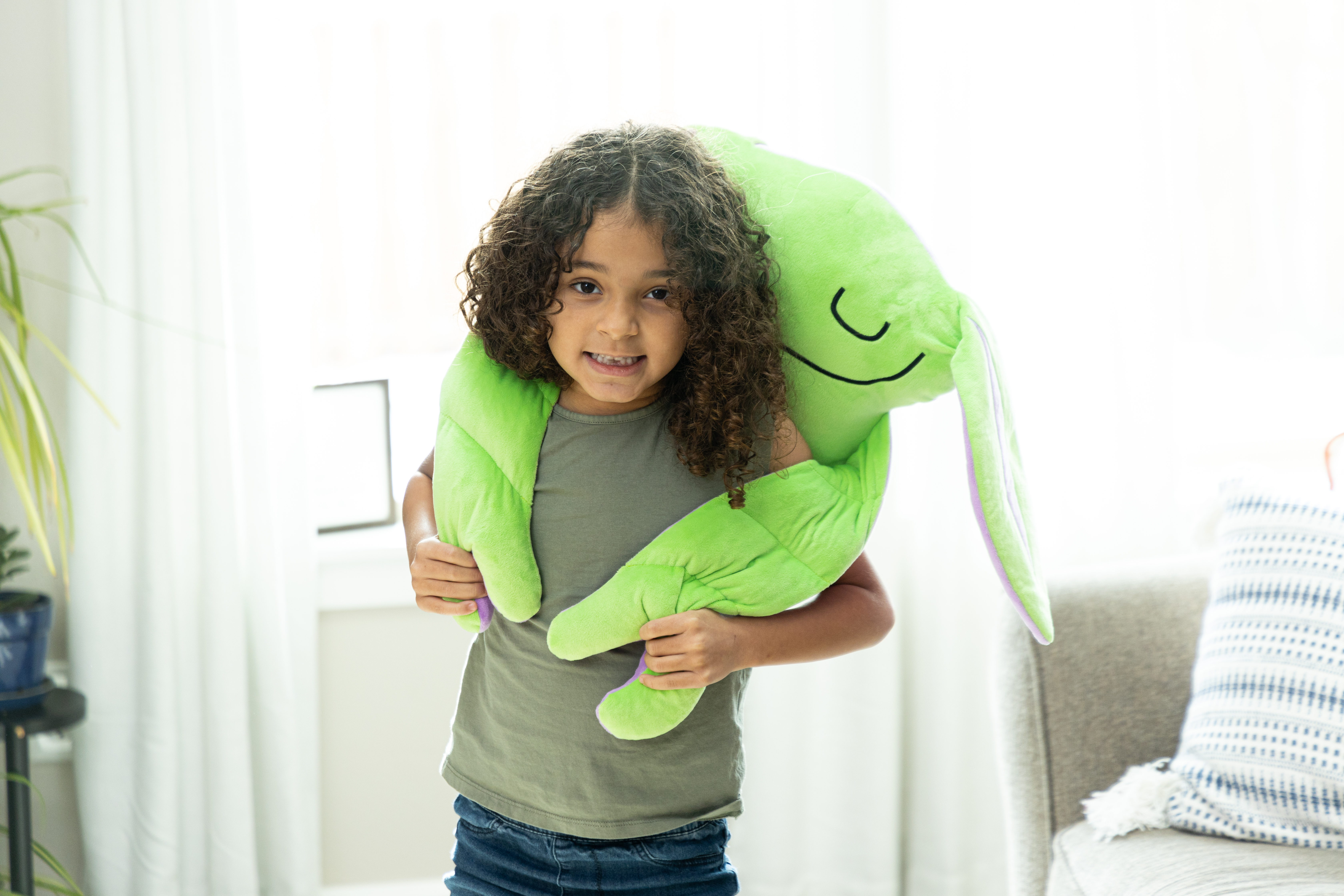 Bumpas provide hugs for kids who need them!