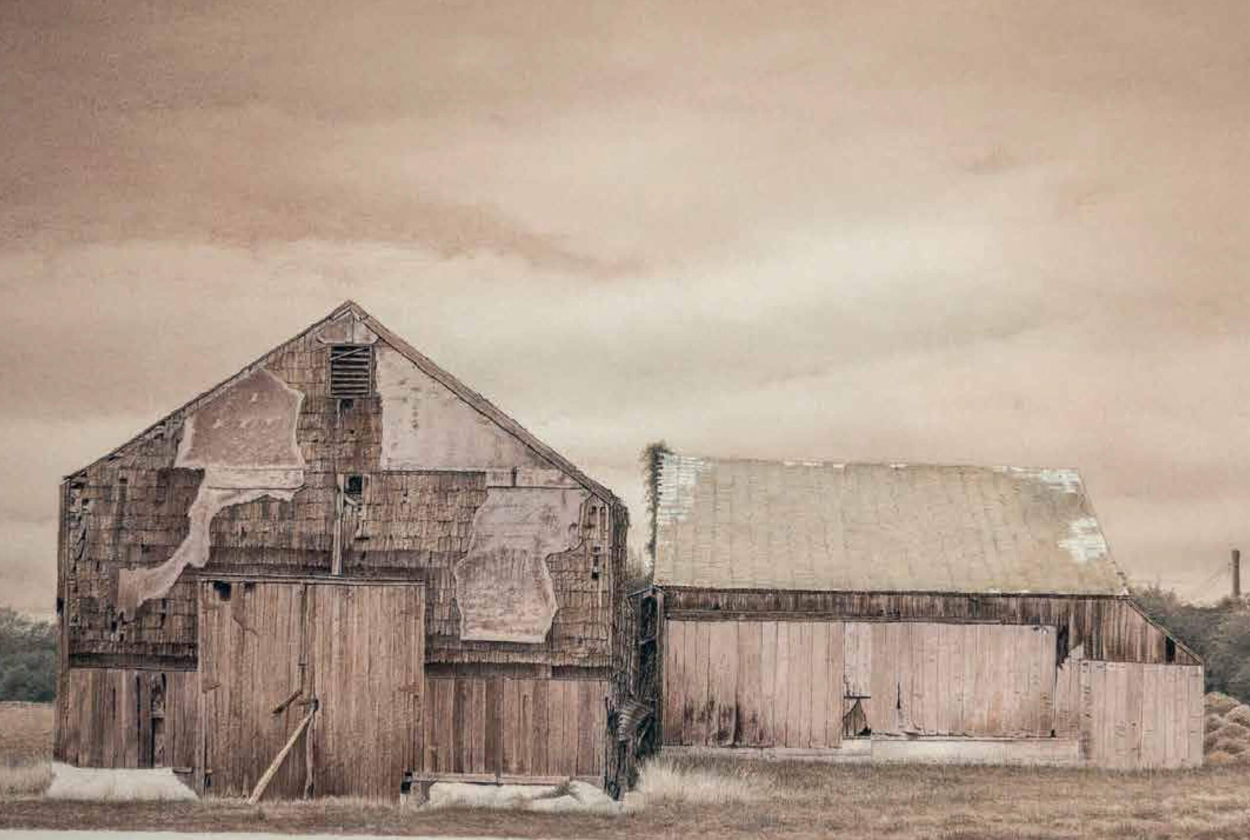 Corwith Barns painting by Howard Stern