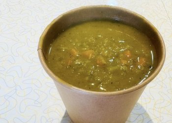 Make vegan split pea soup from Nikki's Not Dog Stand