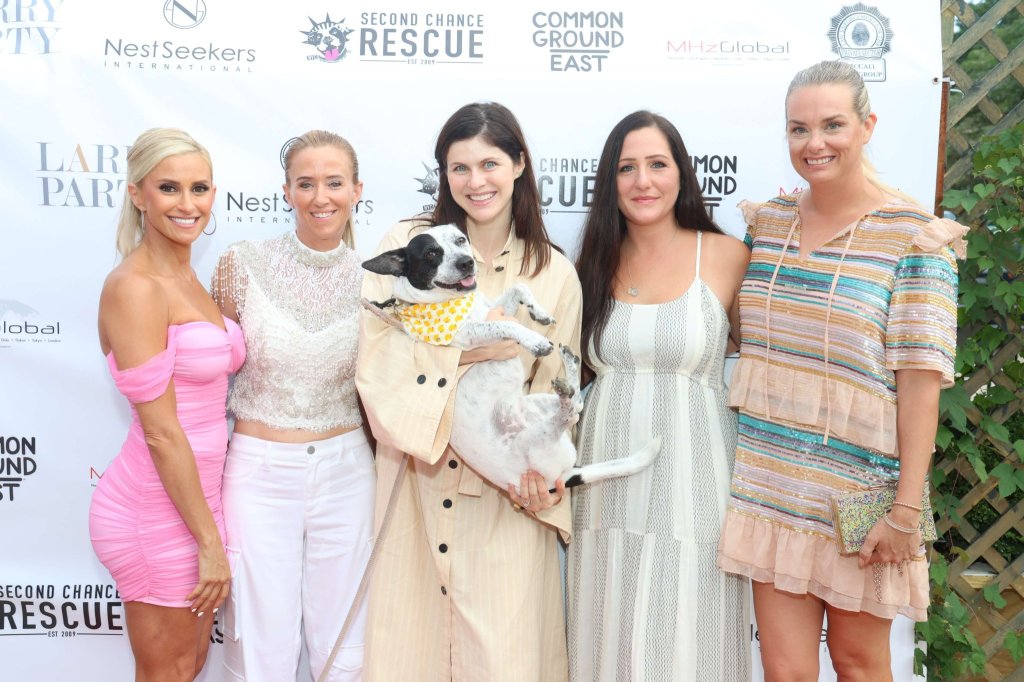 Lisa Blanco, Jennifer Brooks, Alexandra Daddario with Eunice, Lisa Rose, Kate McEntee at Hamptons Benefit