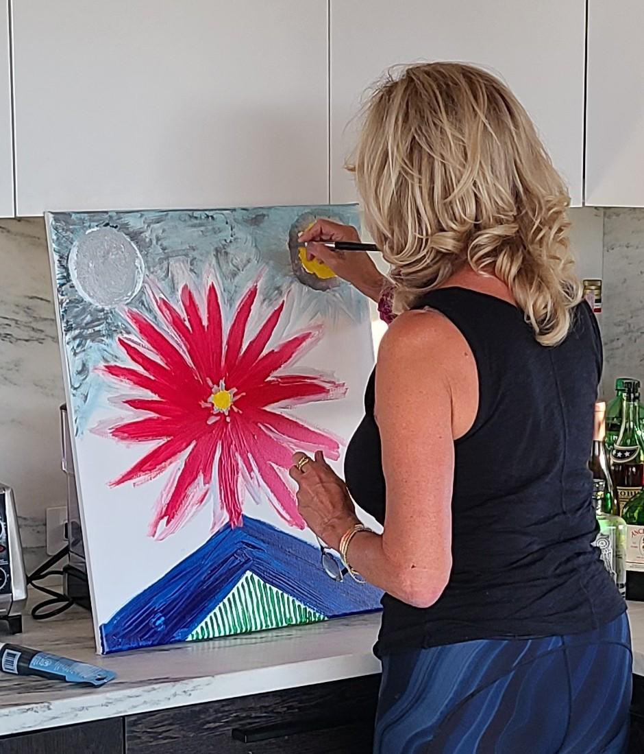 Meryl Dee Feuer painting