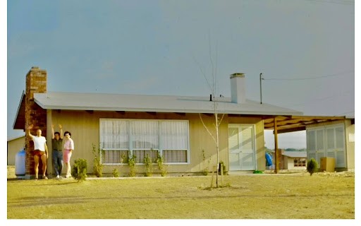 The day the Leisurama furniture was delivered, June 1965 in Montauk