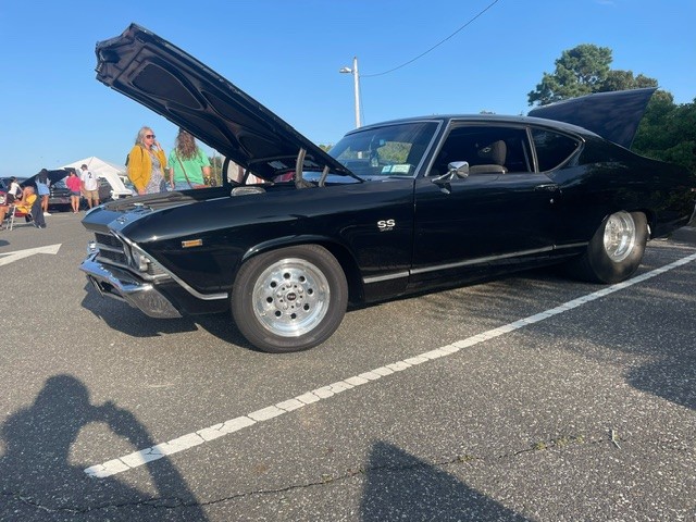 John Freer’s 1969 Chevy Chevelle SS at the Meschutt Beach Car Show