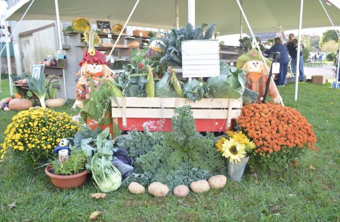 One of the many colorful displays at the 2019 Riverhead Country Fair