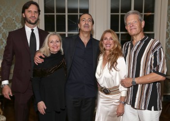 Francesco Belcaro, Claudia Mocellin, Alvise Casellati, Dani Bedoni, Scott Brubaker at Opera Italiana Reception