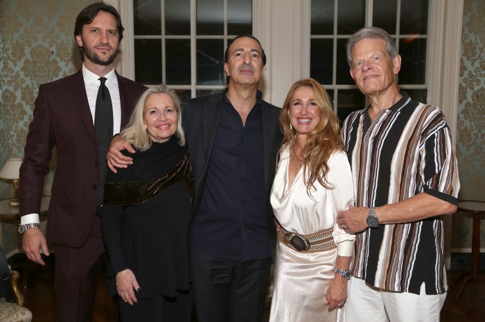 Francesco Belcaro, Claudia Mocellin, Alvise Casellati, Dani Bedoni, Scott Brubaker at Opera Italiana Reception