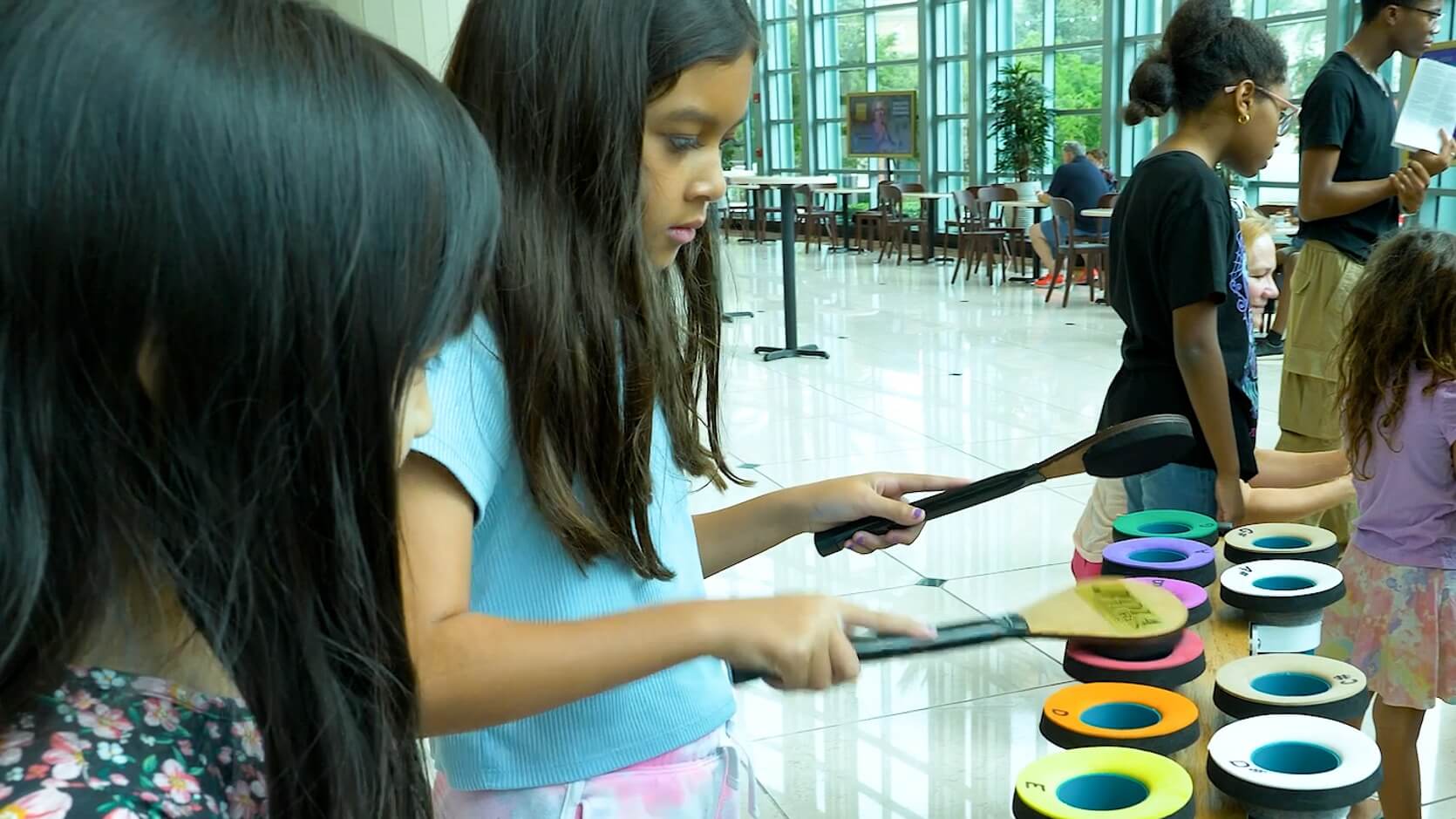 Kids enjoying the Kravis Center Block Party