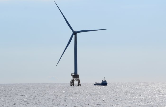 Massive South Fork Wind turbine