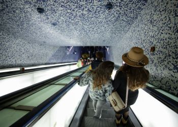 Hamptons Subway's escalators are moving again in Southampton