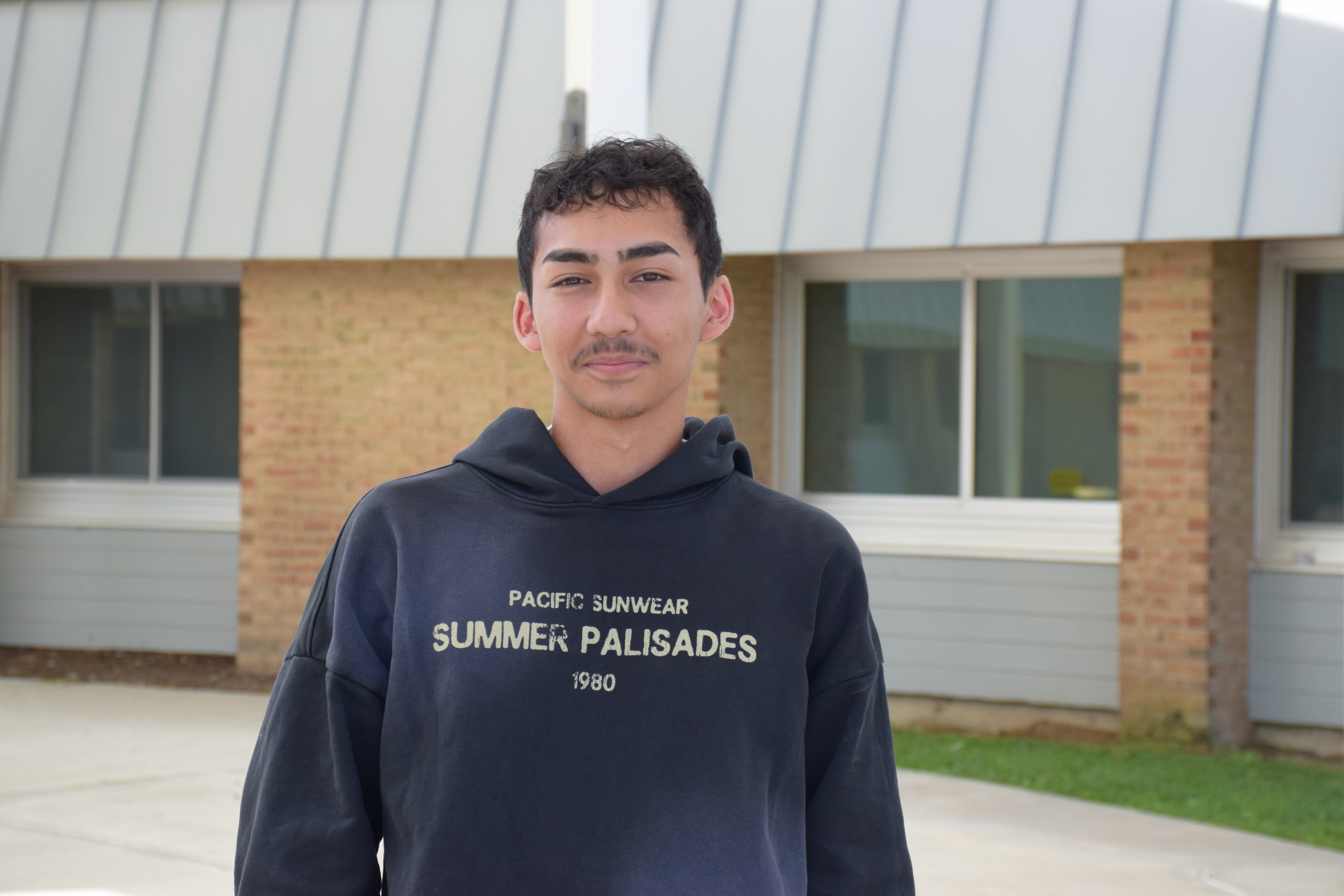 Hampton Bays High School Junior trumpeter Aaren Arias. (Photo courtesy of the Hampton Bays School District)