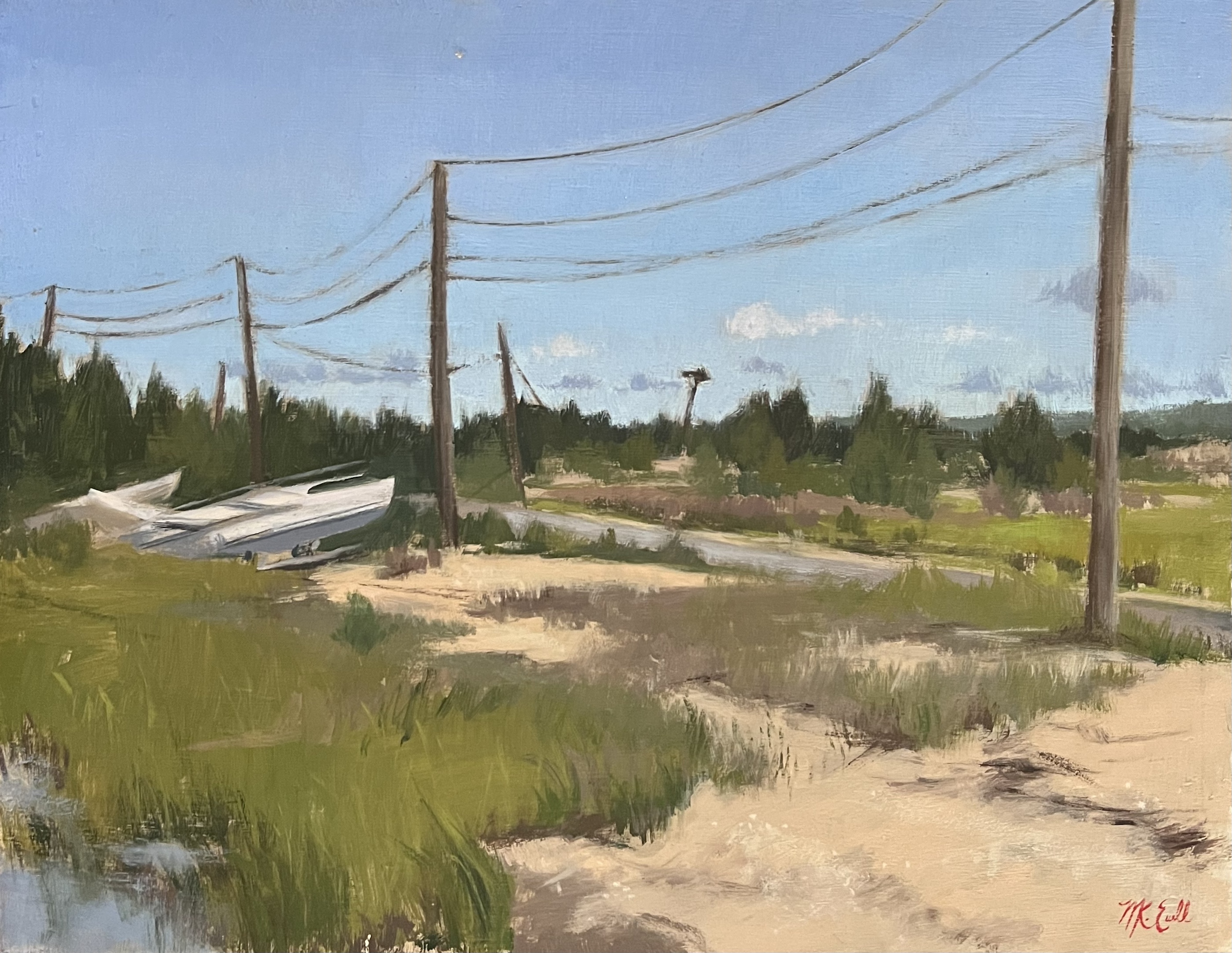 “Along a Beach Road” by Megan Euell