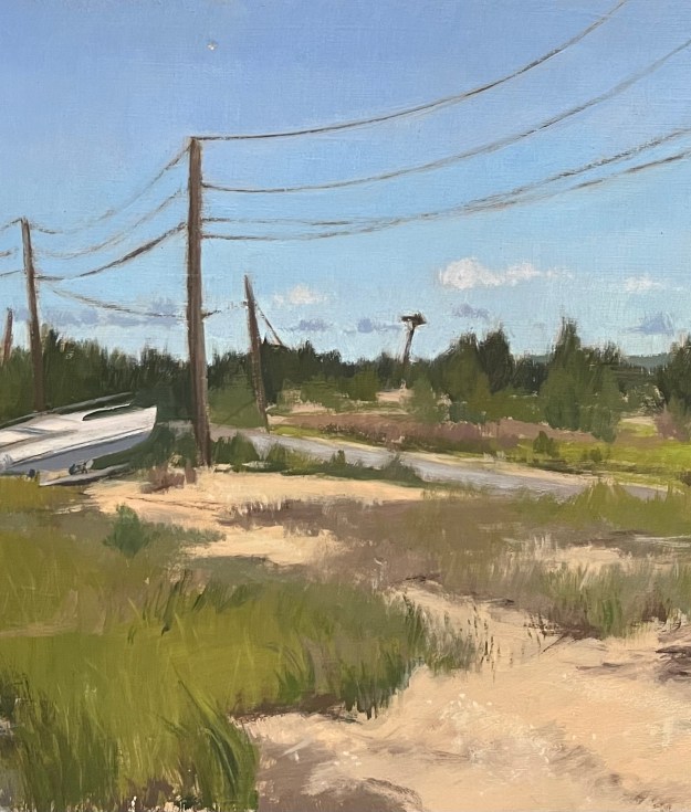 “Along a Beach Road” by Megan Euell