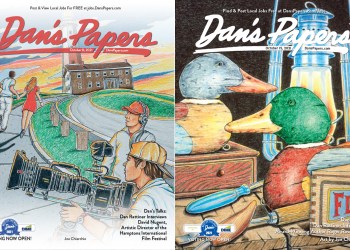 October 8 and 15, 2021 Dan's Papers covers with art by Joe Chierchio