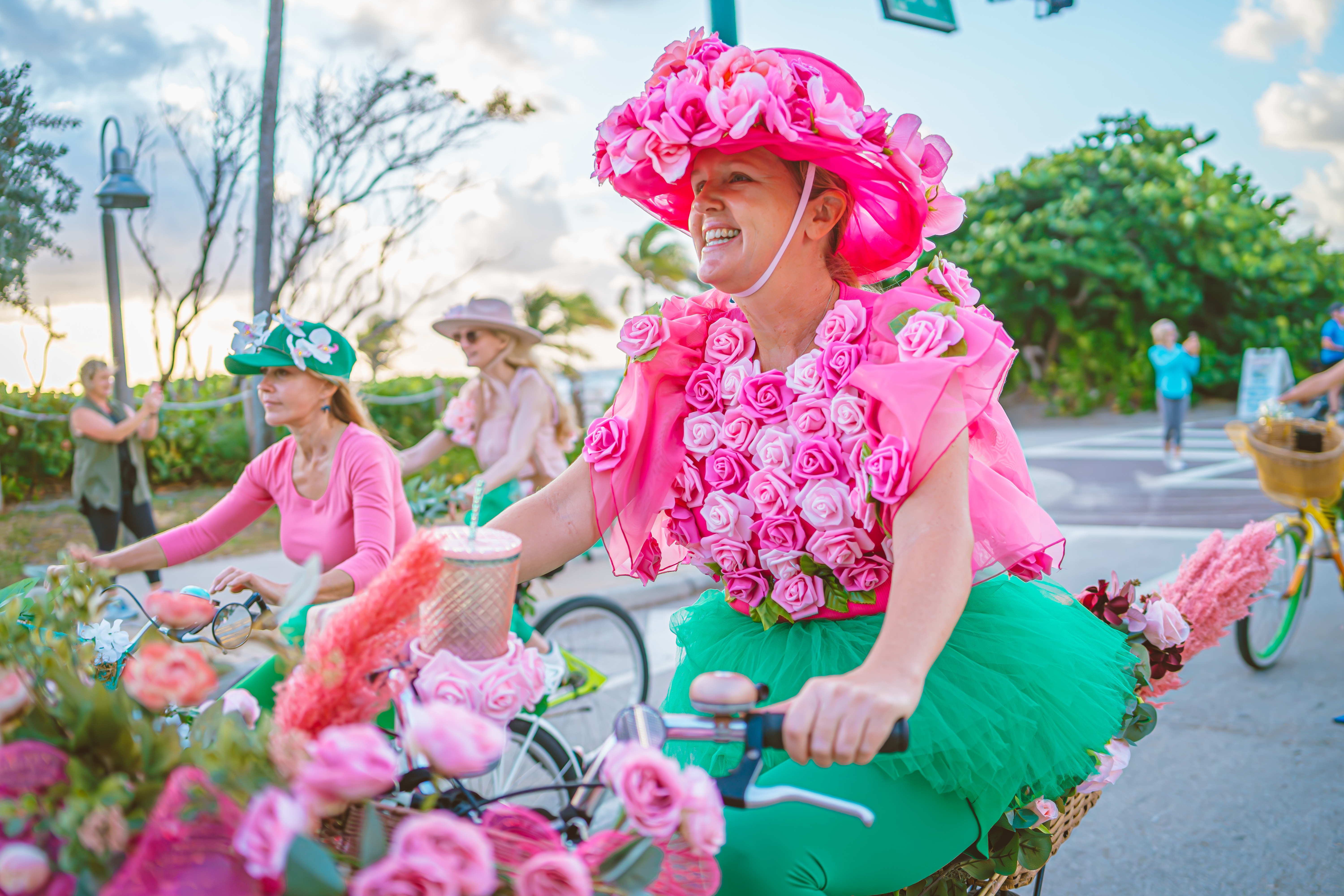 Lisa Levinson and Lisa Ricco on the Witches of Delray Beach Bike Ride