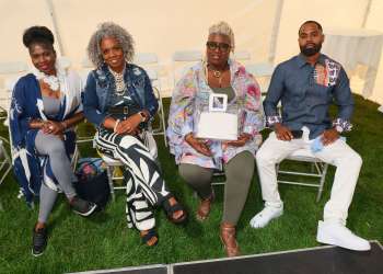 Marsha Coleman Junior, Joy Frazier, Audrey Jackson, Michael Pittman at Fashion Show