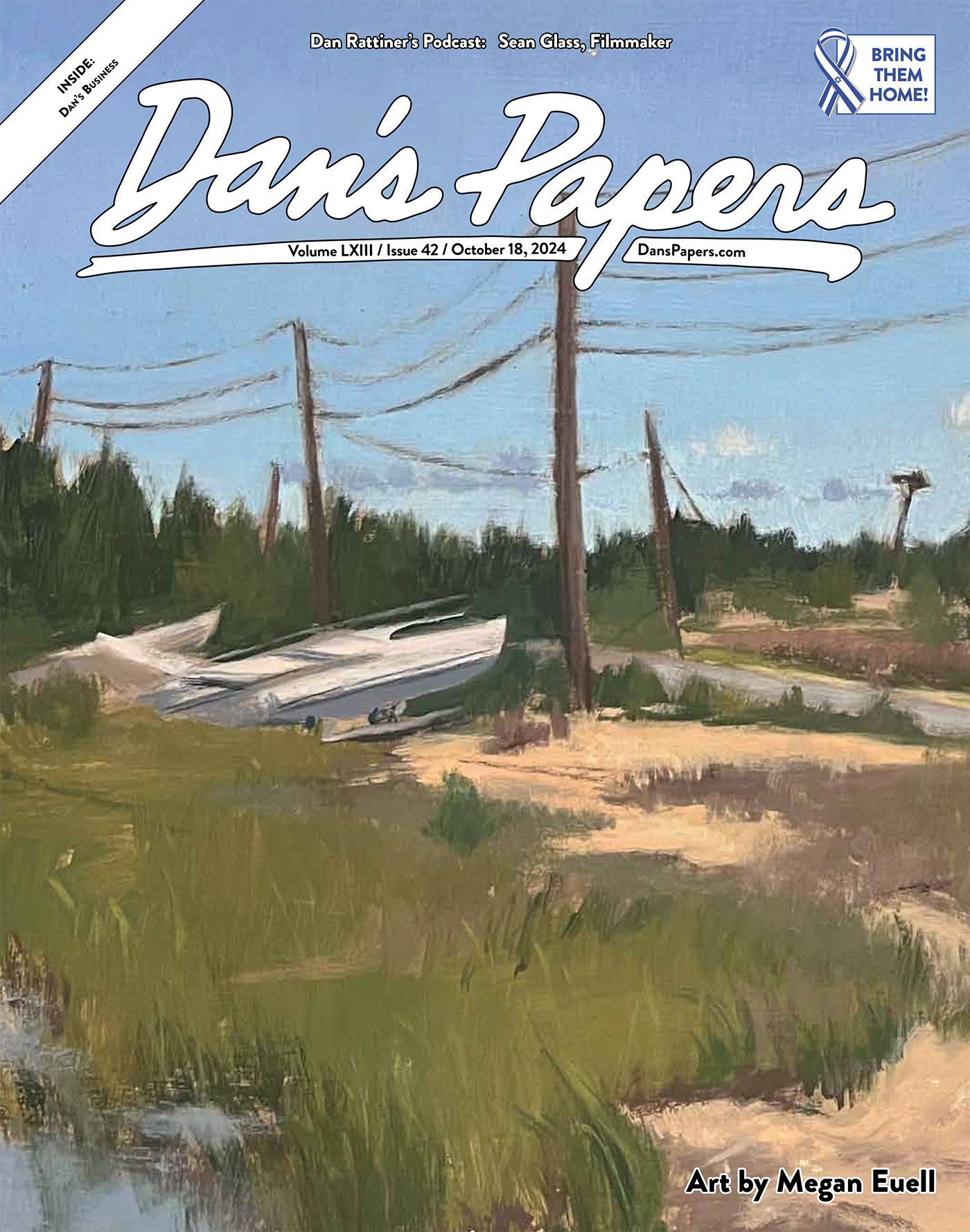 October 18, 2024 Dan's Papers cover art by Megan Euell