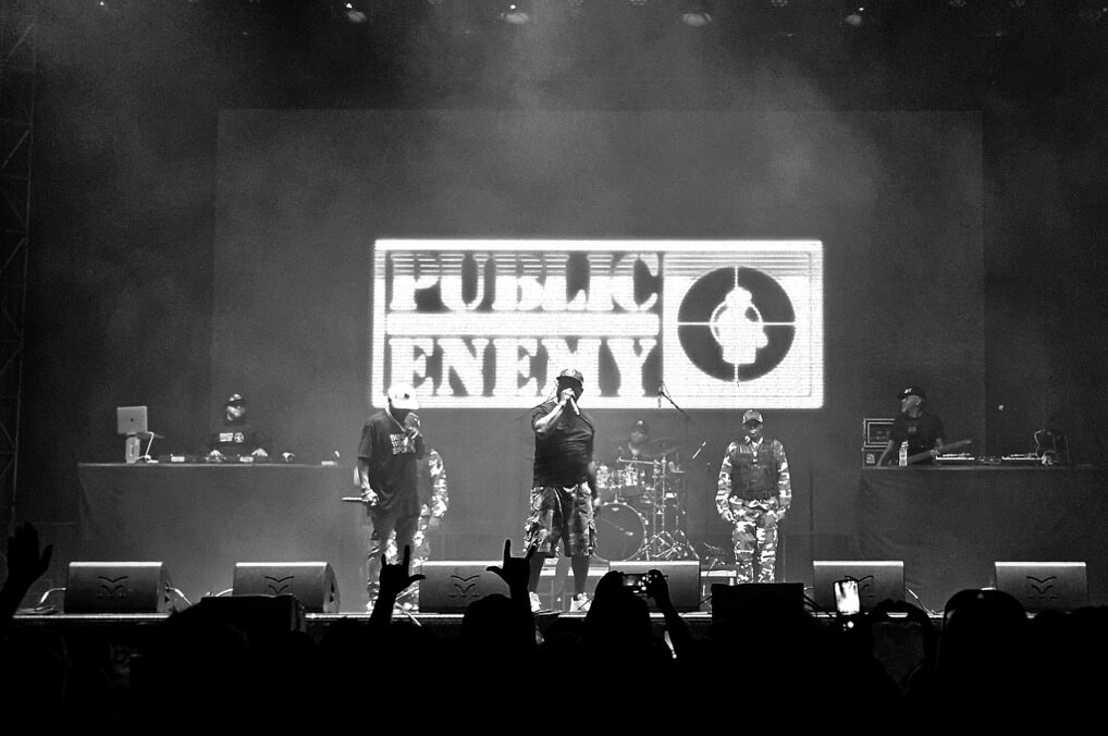 Public Enemy performing live