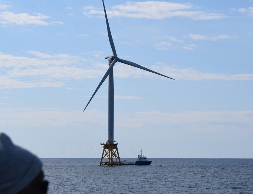 Massive South Fork Wind turbine