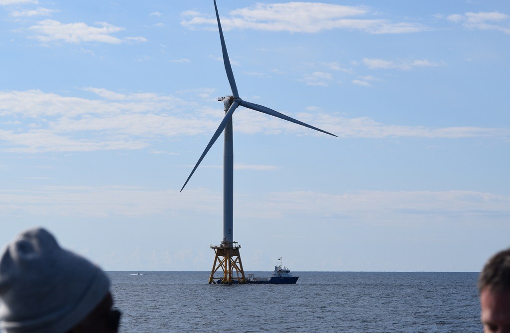 Massive South Fork Wind turbine