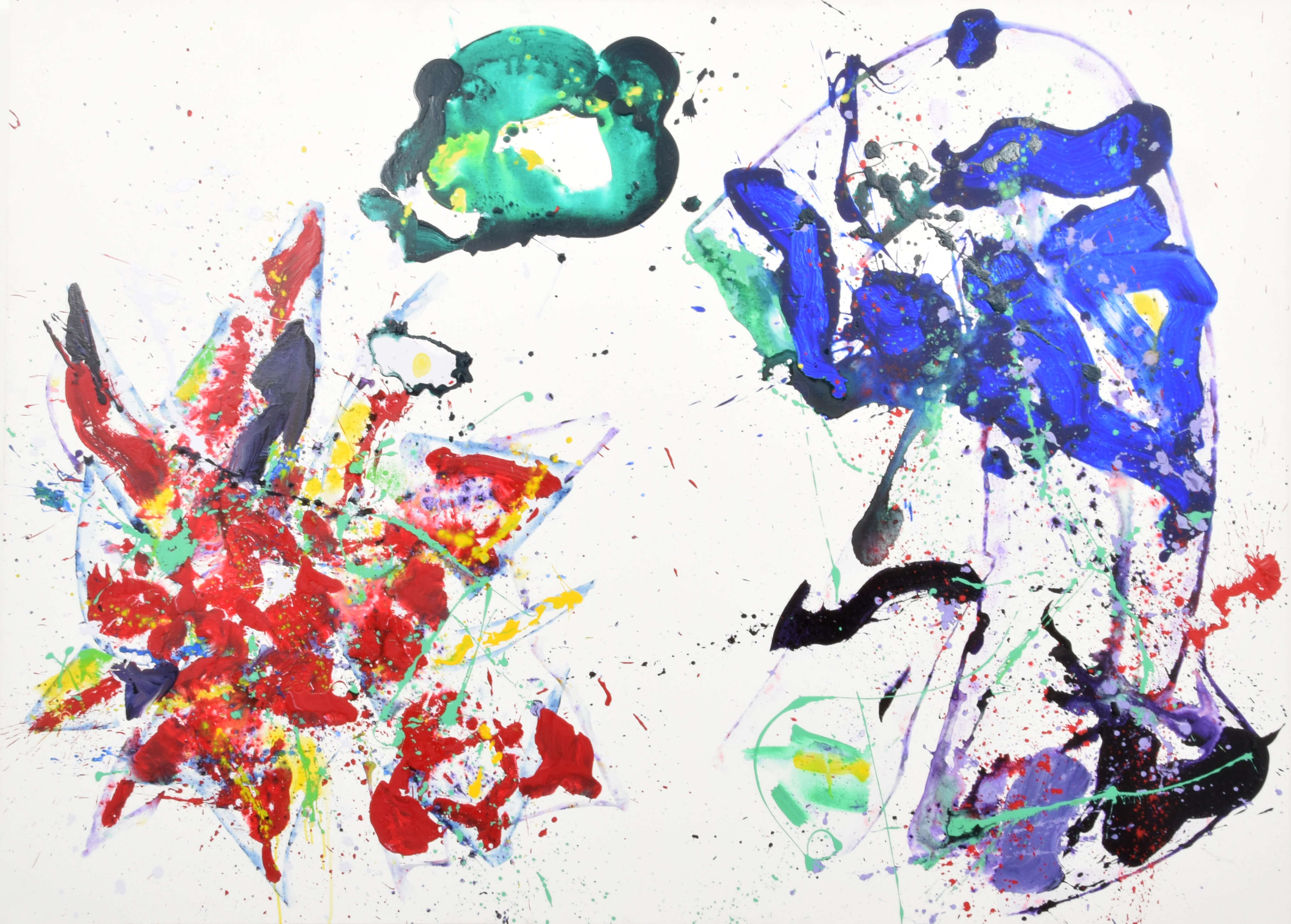 The Sam Francis painting Quiet Fruitfulness realized $610,000 via Palm Beach Modern Auctions