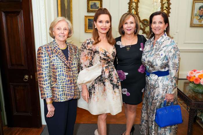 Carol Large, Jean Shafiroff, Joan MacNaughton, Joann K. Adams at Old Westbury Gardens