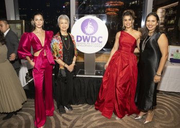 Patricia Silverstein, Pat Wong, Clarissa Molina and Dr. Anna Cepin at Dominican Women's Development Center Gala