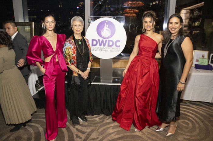 Patricia Silverstein, Pat Wong, Clarissa Molina and Dr. Anna Cepin at Dominican Women's Development Center Gala