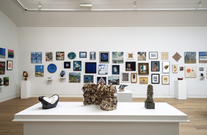 Guild Hall's 85th Artist Members Show installation 2024