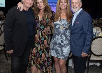 Peter Wolf, Lea Wolf-Millesi, Kathleen Hillman, David Lyons at Lifeline Luncheon