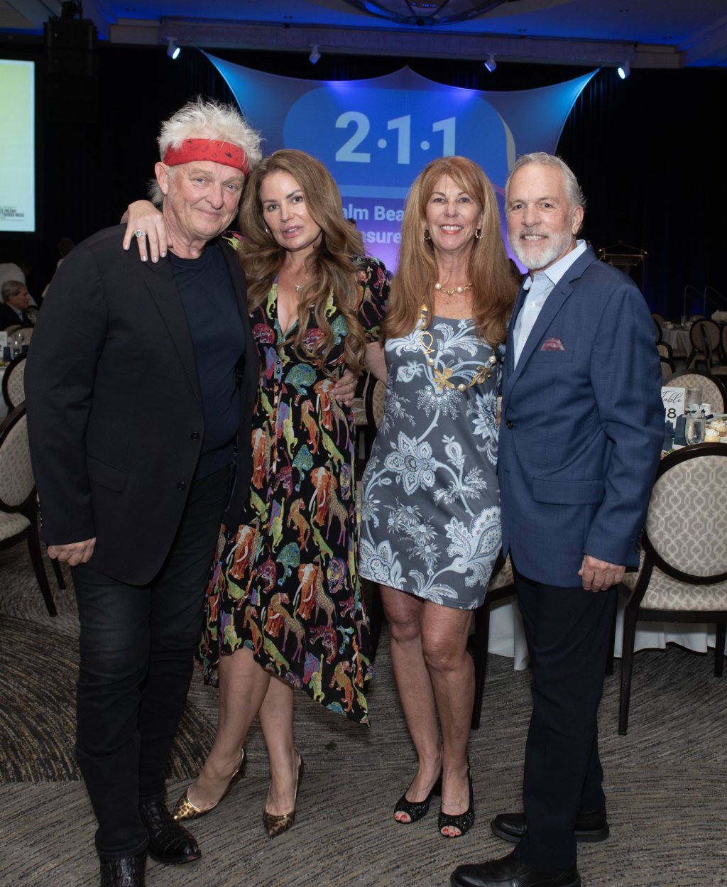 Peter Wolf, Lea Wolf-Millesi, Kathleen Hillman, David Lyons at Lifeline Luncheon