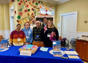 Councilmember Michael Iasilli with East End Players at Disability Resource Fair