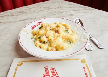 Arthur & Sons' gnocchi Alfredo