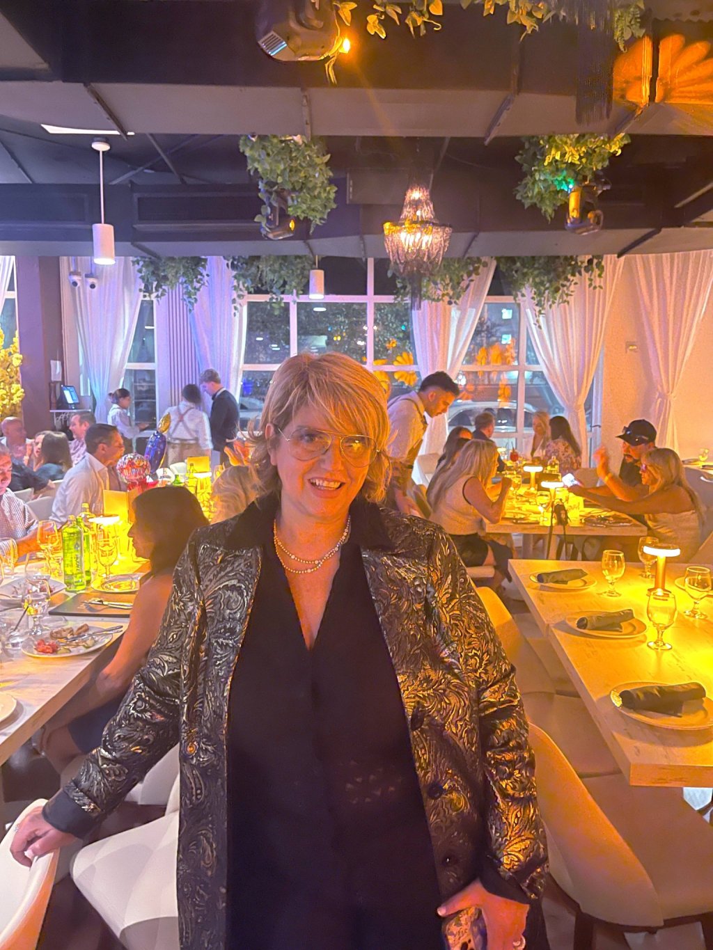 Managing Partner Georgia Dumas at Lefkes Estiatorio