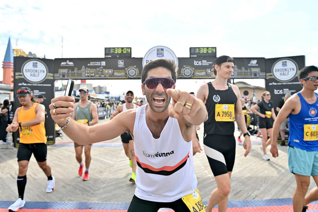 NEW YORK, NEW YORK - MAY 18: Nev Schulman participates in the RBC Brooklyn Half Marathon on May 18, 2024 in New York City. The RBC Brooklyn Half is held in Brooklyn, NY and finishes on the boardwalk at Coney Island