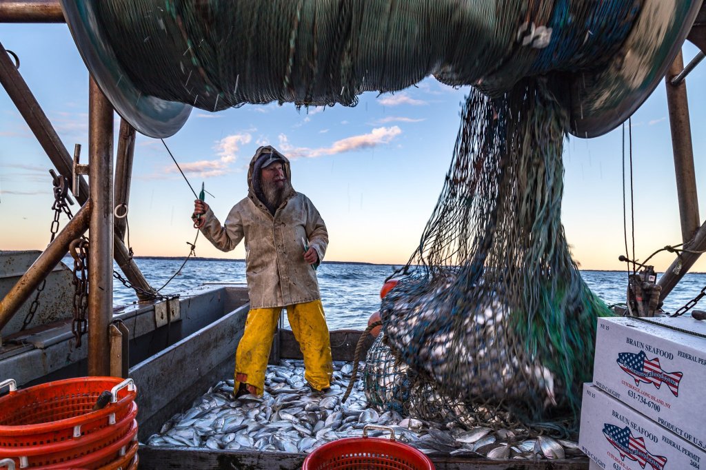 The work of commercial fishermen by Chris Hamilton/North Fork Art Collective