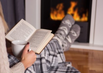 Enjoy bestsellers by the fire!