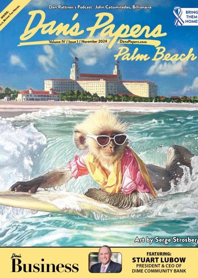 November 15, 2024 Dan's Palm Beach cover art by Serge Strosberg