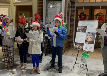 WHBPAC Arts Academy Carolers in the Westhampton Beach Holiday Stroll