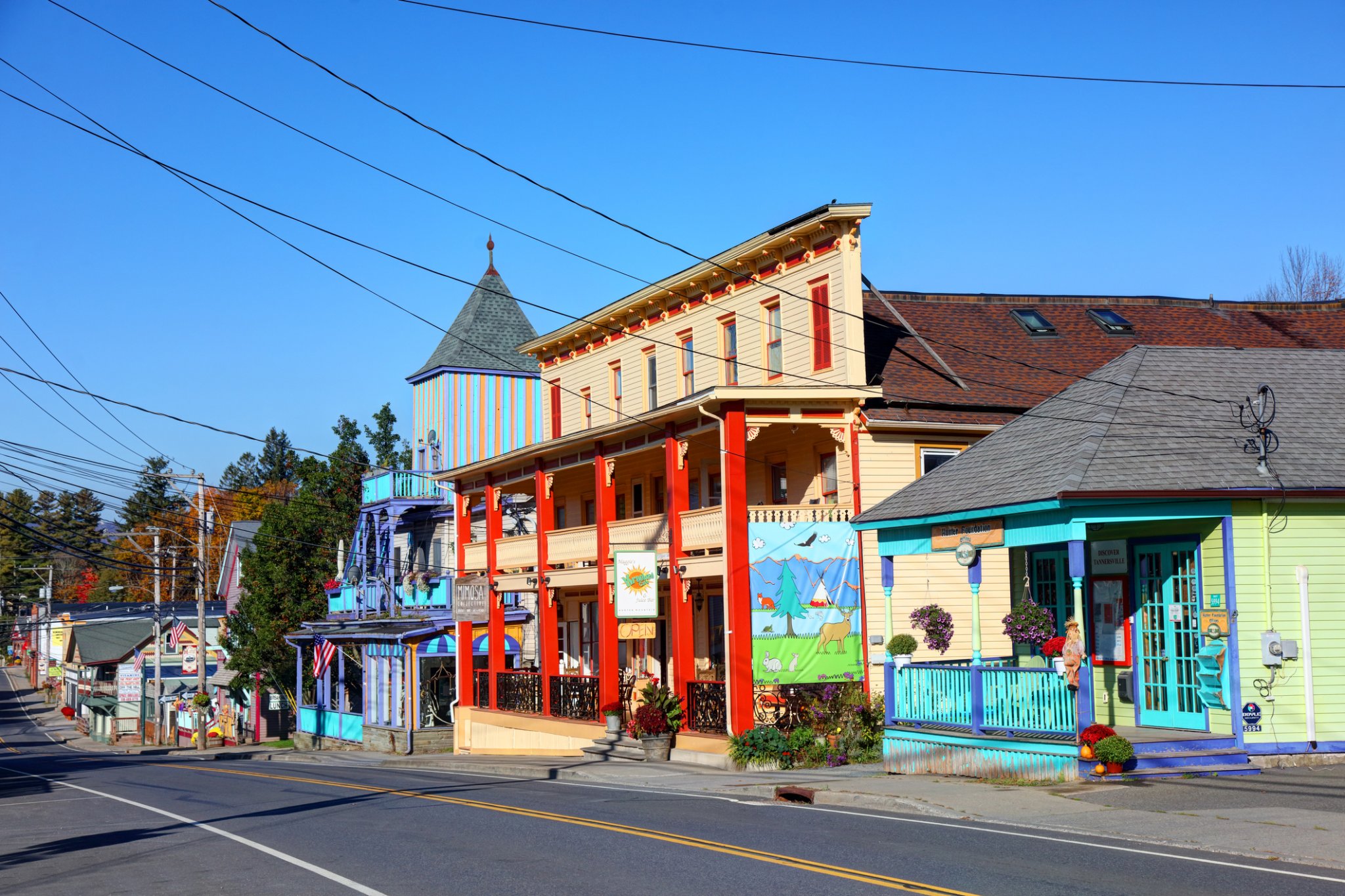 Take time off the slope to enjoy the quaint Village of Tannersville in Hunter, Ny.