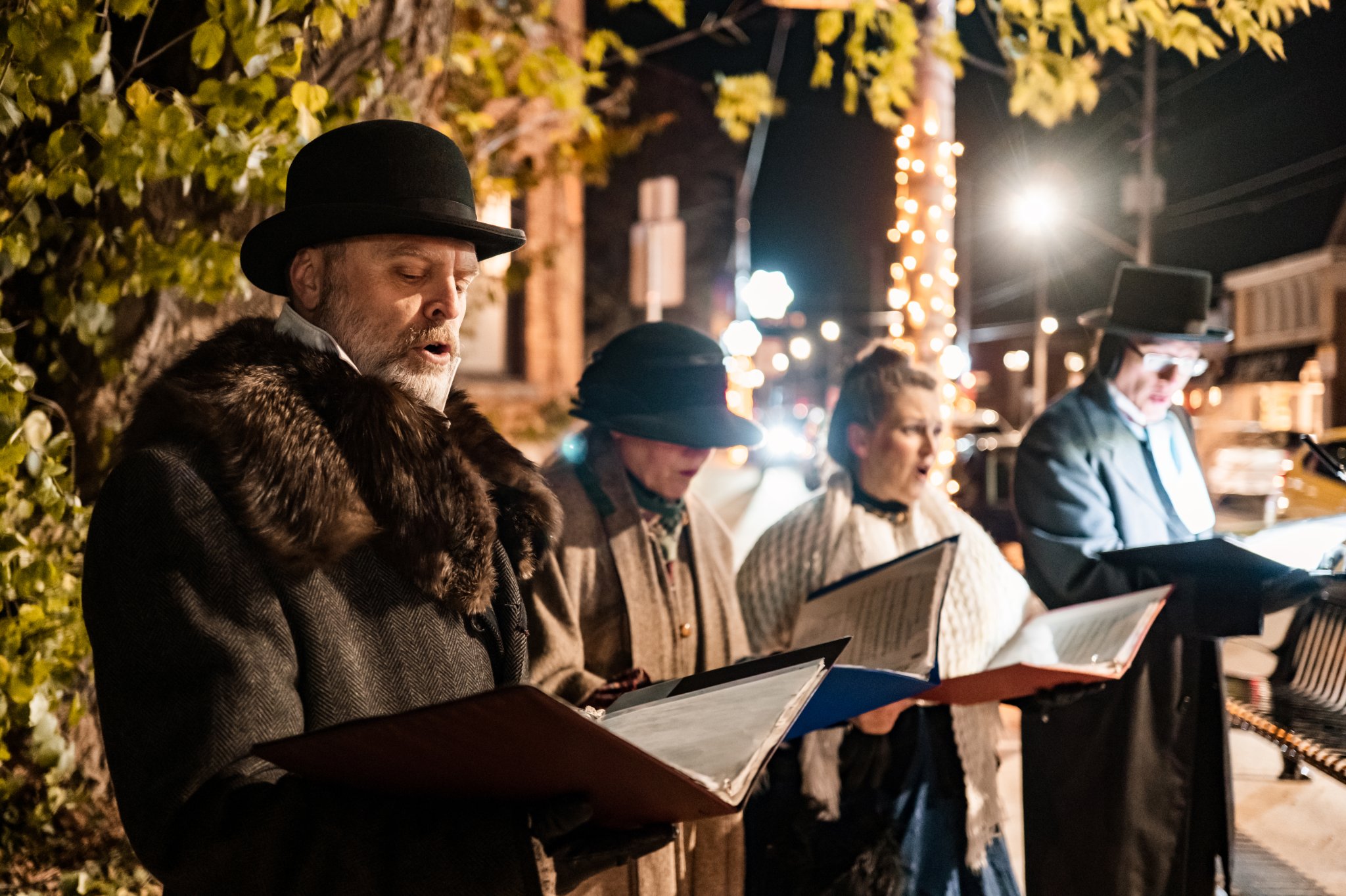 Go caroling on Love Lane in Mattituck on the North Fork