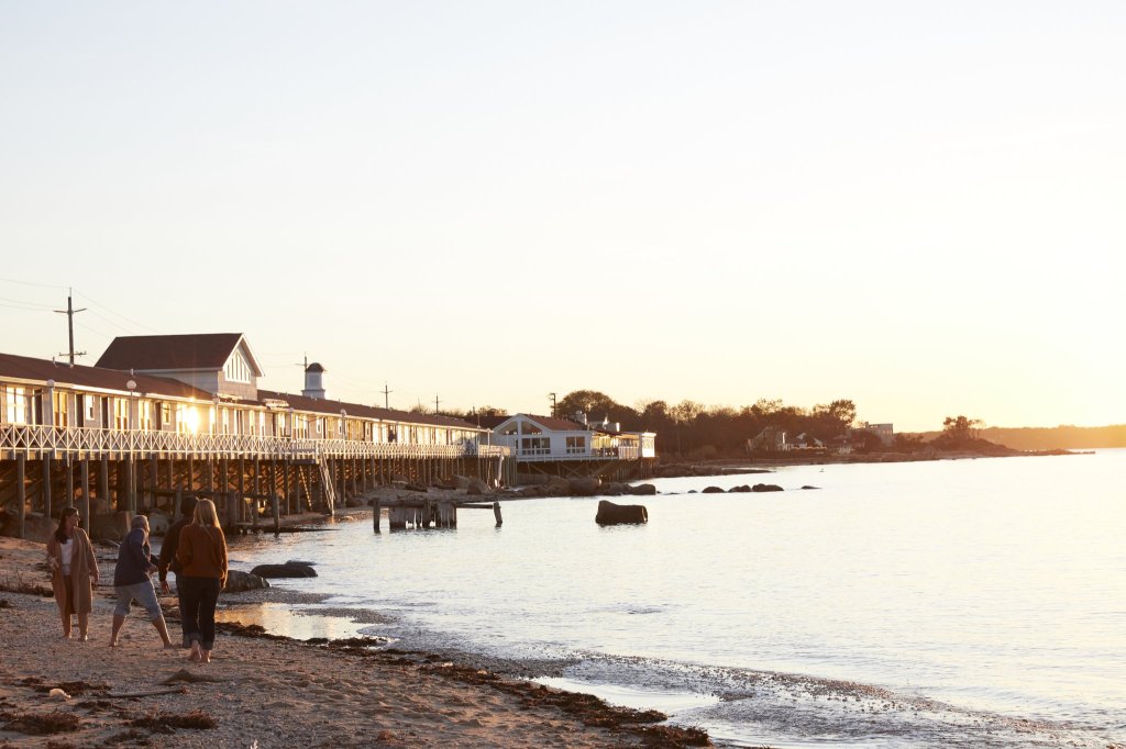 The Sound View Greenport is a hotel just north of Greenport Village. Its name is appropriate for its stunning view of the Sound.