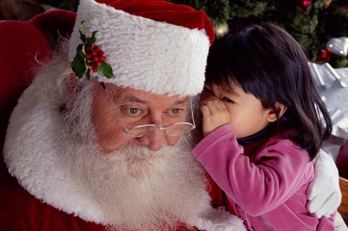 A secret for Santa (Getty Images)