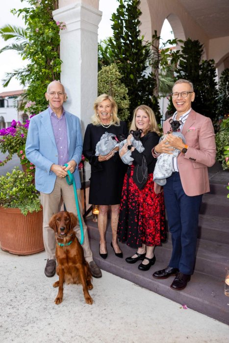 Joseph Singer, Pauline Pitt, Sue Berry, Mish Tworkowski at Peggy Adams Animal Rescue Celebration