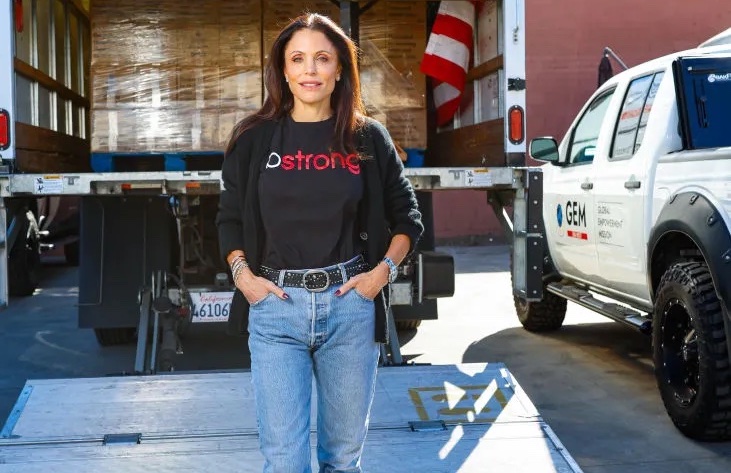 Bethenny Frankel is seen at the Global Empowerment Mission Bstrong Los Angeles Headquarters on January 14, 2025 in Los Angeles, California. (Photo by Rachpoot/Bauer-Griffin/GC Images)