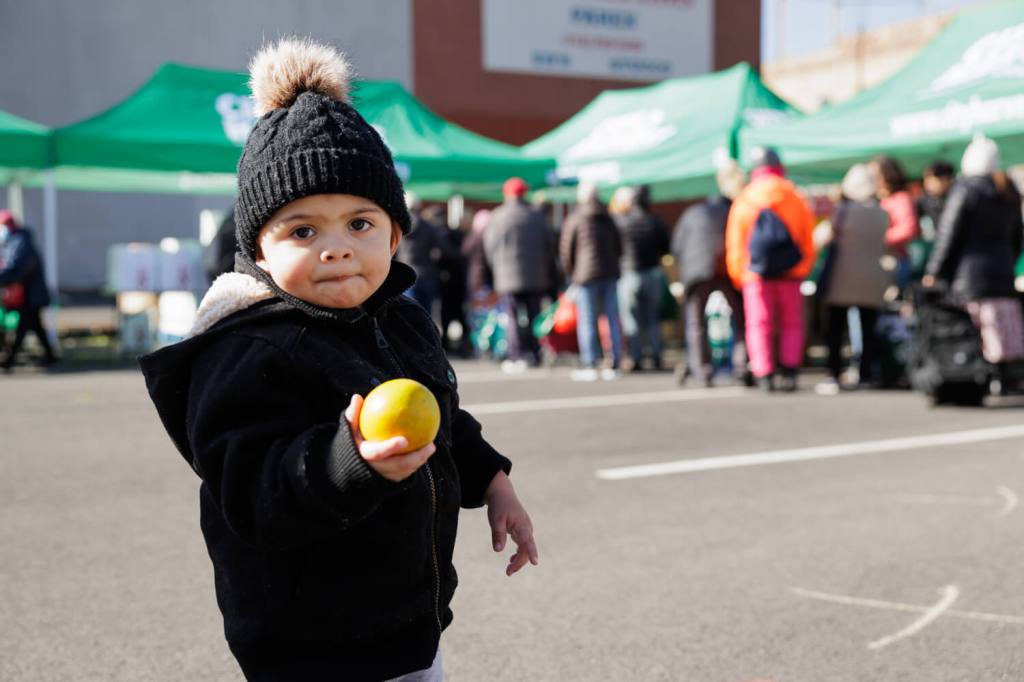 City Harvest food donations.