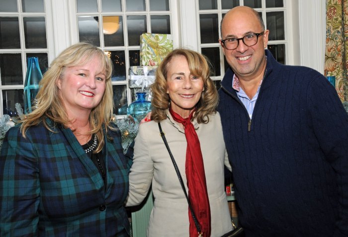 Greater EH Chamber of Commerce Exec. Dir. Susanne Kelly, Barbara Layton, Bradford Billet at Baker House 1650